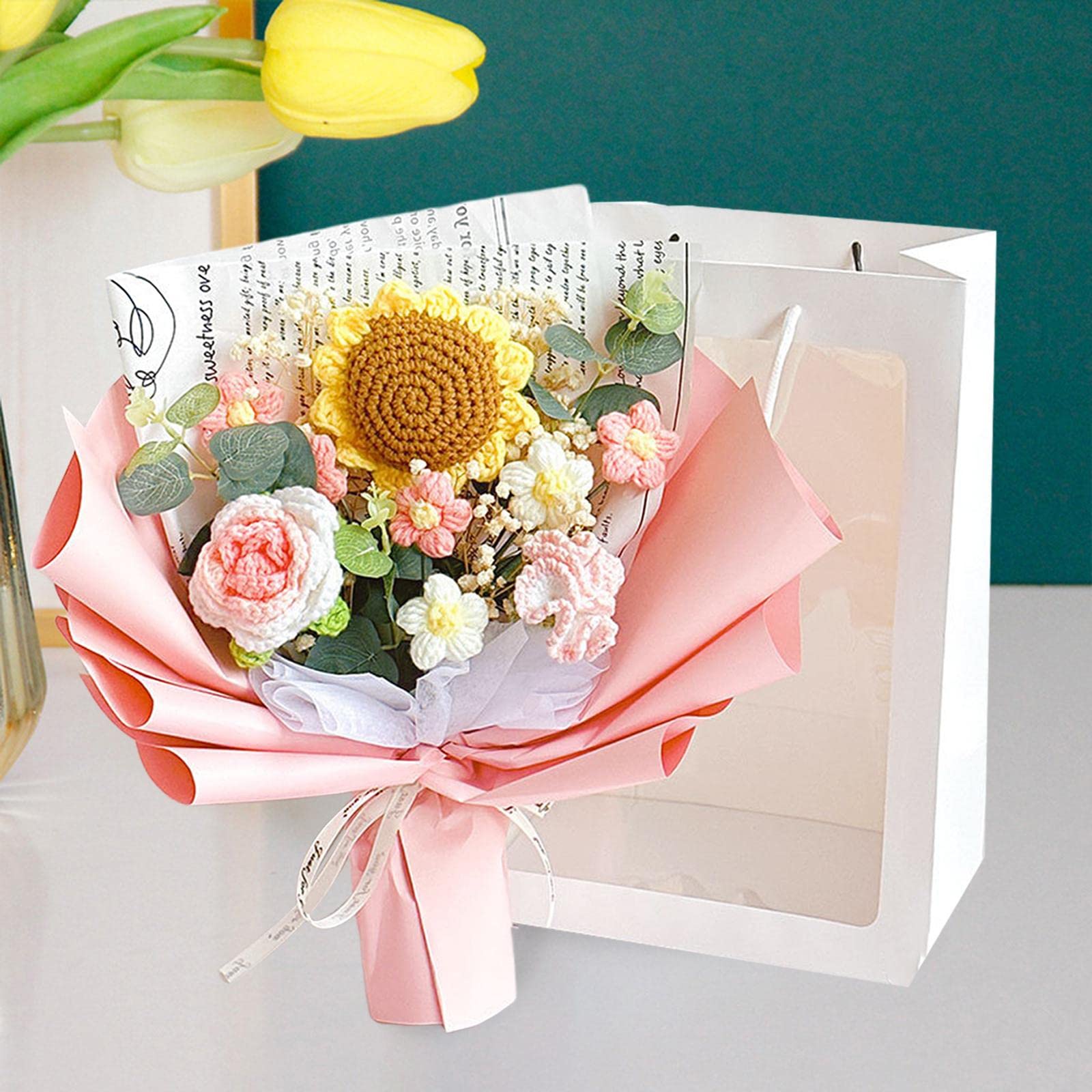 フラワーアレンジメントＢ FlowerKitchen フラワーボックス スクエア四角型 Mサイズ